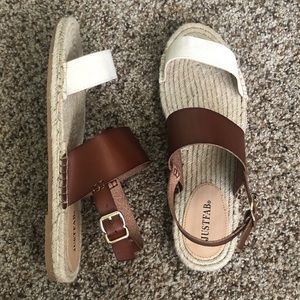 Woven justfab sandals